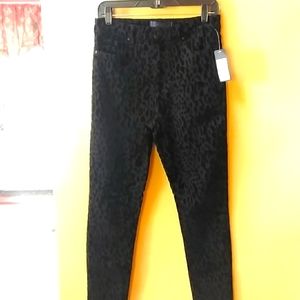 Rachel Rachel Roy Flocked Skinny Jeans